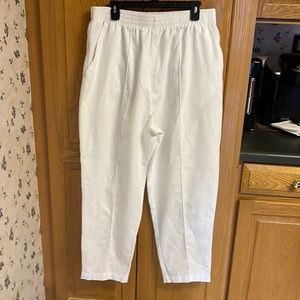 Women’s white XL uniform pants